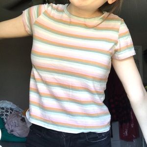 Stripped tee